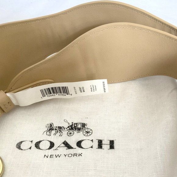 Coach Strap Wave Patchwork Snakeskin Details Strap - Picture 3 of 5